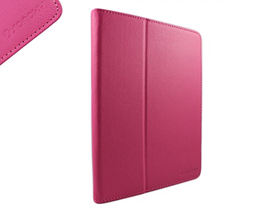 SANOXY Slim Smart Wake & Sleep Folder PU Leather Stand Case for iPad 2/3/4 (Folio HOT Pink)
