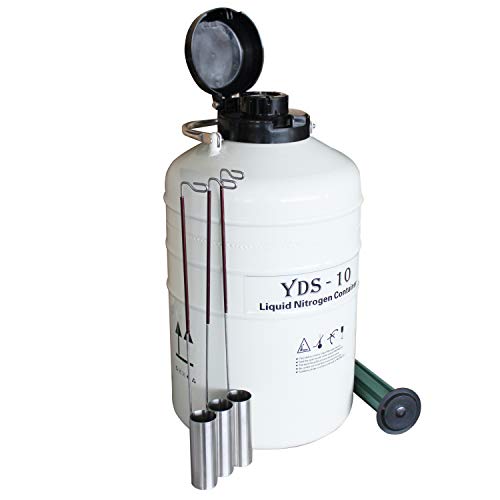 10 L Cryogenic Container Liquid Nitrogen Ln2