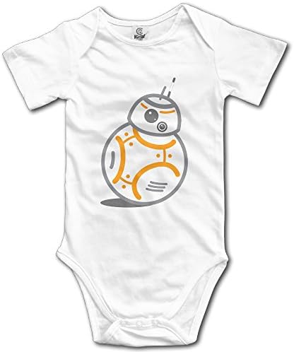 Unisex Adroidable Robot Baby Rompers Baby Onesie Short Slev