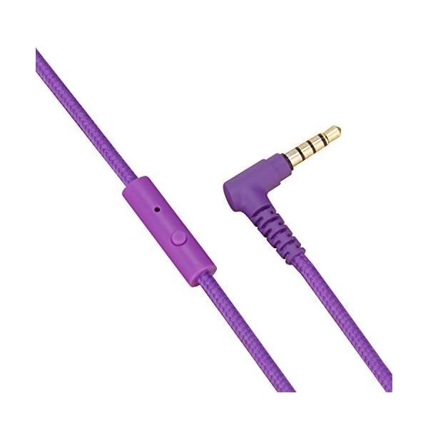 Rockpapa-952-Stereo-Foldable-Headphones-On-Ear-Adjustable-Headband-with-Microphone-for-Kids-Childrens-Adults-Tablet-Computer-Mobile-CDDVD-MP34-Black-Purple Rockpapa Kids Headphones, 952 Childrens Headphones, Wired Headphones with Microphone, Foldable, Stereo Sound, 3.5mm Jack…