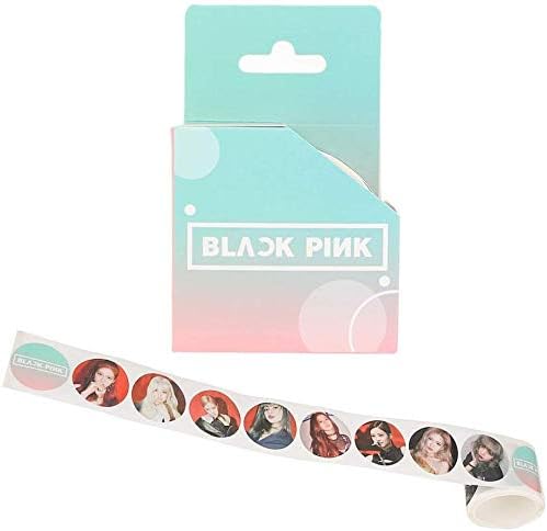 Kunandroc Kpop BLACKPINK TWICE EXO SEVENTEEN GOT7 Washi Tape Set, Washi Masking Tape Set, Decorative Adhesive Tape for Crafts, Beautify Bullet Journals, Planners(blackpink - 1)