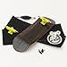 Peoples Republic 32mm Ebony Complete Wooden Fingerboard w Nuts Trucks - Basic Bearing Wheels