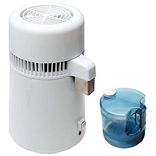 OLizee 4L Stainless Steel Water Distiller Home Pure Water Purifier Filter