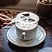 Buytra 60 Pack Barista Coffee Stencils Latte Art Stencils Cappuccino Stencils Templates for Coffee Decorating, Cookie Icing, Cake, Cupcake Decor | Food Grade PP, Easy to Clean, Various Patterns