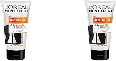 L’Oréal Paris Men Expert Invisi Control Neat Look Hair Gel Strong Hold 2 Pack