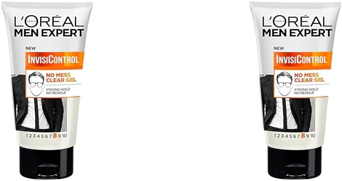 L’Oréal Paris Men Expert Invisi Control Neat Look Hair Gel Strong Hold 2 Pack
