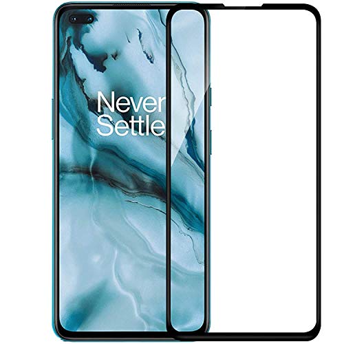 BEHAV Oneplus Nord Tempered Glass Screen Protector Full Coverage Edge to Edge 11D Tempered Glass Screen Protector for On