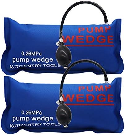 Wanyig エアーインフレーター エアーウエッジ 車 ドアロック 解除 ジャッキアップ 300kg対応 補助工具 高