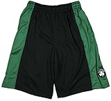 Zipway Boston Celtics NBA Men's Basketball Shorts With Pockets, Black & Green By