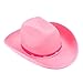 Fun Central - Pink Felt Studded Cowboy Hat | Cowboy Costume, Halloween Supplies, Western Decor, Birthdays, Bachelorette Party Supplies, Cancer Awareness Month