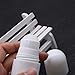 JETEHO 6 Pack Empty Leak-Proof Refillable Roll-On Deodorant Bottles, Plastic Containers Bottles with Roller Balls and White Caps for Essential Oil Perfumes Lip Balms