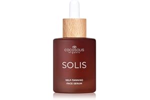 COCOSOLIS SOLIS Tanning Drops Gradual, Long-LastingSelf-tanning Face Serum, Self-Tanning and Care for the Face, Self-Tanning Drops for Individual Tan and Intensity in a Few Hours, Long-Lasting