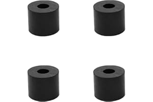 Hosifiy 4Pcs Rubber Spacers, 1"OD x 3/8"ID x 3/4" Thickness Anti Vibration Pads, Rubber Washers for Bolts, Car, Boat, Home Appliances (25 * 10 * 20mm)