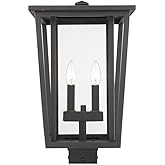Z-Lite 571PHBS-ORB 2 Light Outdoor Post Mount Fixture, Oil Rubbed Bronze