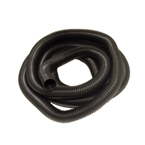 PE Flex (Ultra Flexible) Black - Blower Hose - 3" ID x 12.5ft Length Hose (Fully Stretched)