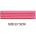 Pleats Border Silicone Fondant Mold Pleated lace Waves Mold for Cake Decoration Cupcake Decorate Polymer Clay Soap Wax Making Crafting Projects