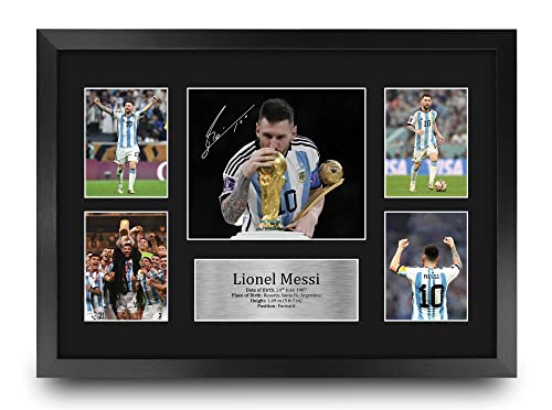 (A3 Framed) Lionel Messi Display