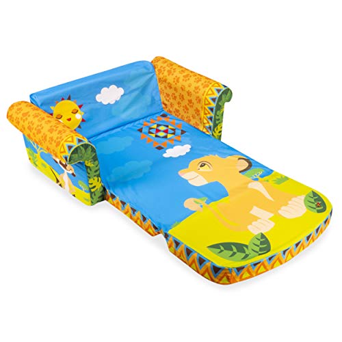 Marshmallow Furniture, Children's 2-in-1 Flip Open Foam Sofa, Disney's The Lion King, by Spin Master