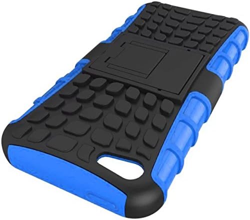 JUZI iPhone 5C Case, Shell Holster Combo Protective Case [Kick-Stand] Armorbox Hybrid Dual Layer Full Body [Heavy Duty] Protection Protective Bumper Case for iPhone5C Blue