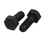 uxcell 8.8 Grade M8x20mm Full Threaded Left Hand Thread Hex Head Bolt 2pcs