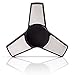 INZY Premium Fidget Spinner Toy - 100% Stainless Steel With 5+ Minutes Spin Time - High Speed R188 Black [Ceramic Bearings] - Best Anti-Anxiety Stress relief EDC Focus Toy For ADHD, Autism