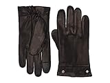 Frye Goatskin Phillips Head Studded Gloves Black MD