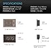 AC Infinity AIRTAP T6 Bronze, Register Booster Fan for 6” x 10” Register Holes, Improves Heating & Cooling Vents, Quiet 10-Speeds, Bluetooth App Control Data Alerts. ONLY FITS 6” x 10” DUCT OPENINGS