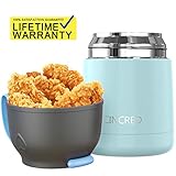 Vacuum Insulated Stainless Steel Food Jar,Portable Soup Thermos, Hot or Cold Food Jar (Blue)
