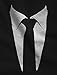 Tuxedo Tie Printed Suit Men's T-Shirt Large Black