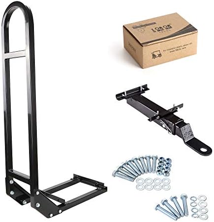 10L0L Newest Universal Golf Cart Rear Seat Safety Grab Bar and Trailer Hook Hitch with Receiver Fits EZGO Club Car Yamaha, Heavy Duty Rear Seat Hand Rail Grab Bar Add Safety to Your Rear Passengers 10L0L Newest Universal Golf Cart Rear Seat Safety Grab Bar and Trailer Hook Hitch with Receiver Fits EZGO Club Car Yamaha, Heavy Duty Rear Seat Hand Rail Grab Bar Add Safety to Your Rear Passengers