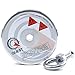 1333lb Fishing Magnet - Super Strong Pull Force Neodymium Magnets (604kg) - Recover Objects from Rivers & Lakes (4.72” ; 120mm)