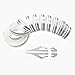 ZATOOTO Pinstripe Tape for Cars - DIY Vinyl Grey Pin Striping Decals, 385×0.47 inches Auto Waterproof Pin Stripe Tape Emblems Trim, Universal for Automotive Musical Instrument Home Door etc