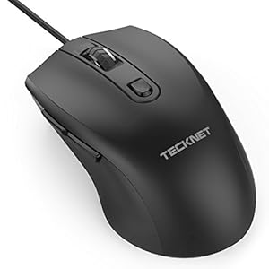 TECKNET Wired Mouse, USB Wired TECKNET Wired Mouse, USB Wired