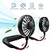 YIWEI Portable Neck Fan,Hand Free Wearable Fan Rechargeable Mini USB Personal Fan 360° Degree Perfect for Office Travel Sport and Outdoor