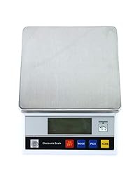 Báscula de laboratorio digital de alta precisión y precisión analítica de equilibrio electrónico con función de contador (11.0 lbs x 0.00 oz)