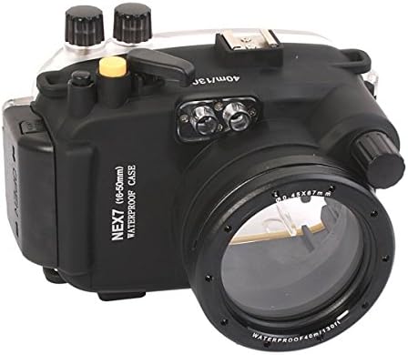 Yunchenghe Underwater Underwater Case for SLR Underwater Camera, Underwater Waterproof Case 40m / 130ft Camera,for Sony NEX 7 with 16-50mm Lens