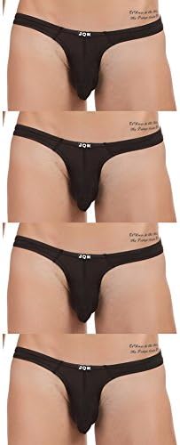 DOOXIUNDI Men's Underwear Ultrathin Ice Silk Small Thong Briefs Single Or Pack