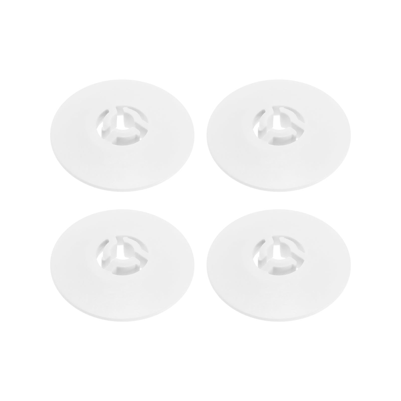 OTOTEC 4pcs Medium Sewing Machine Spool Pin Cap Replacement Spool Cap Plastic Sewing Spool Bobbin Cap Compatible with Brother, White
