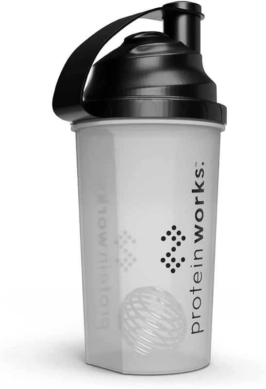 Protein Works The Sleakster - Coctelera de proteínas, 700 ml, transparente