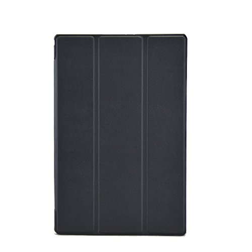 Asng Sony Xperia Z2 Tablet Case - Ultra Slim Lightweight Standing Cover for Sony Xperia Z2 Tablet 10.1 inch Tablet (Black)