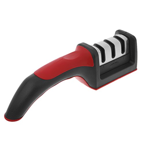 Kofun Knife Sharpener, Knife Sharpener 3-Stage Sharpening System Hand-Held Multifunction Kitchen Tools - Thumbnail 7