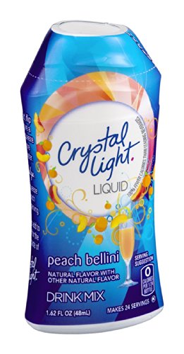 Crystal Light Liquid drink Mix Peach bellini flavor (043000006276)