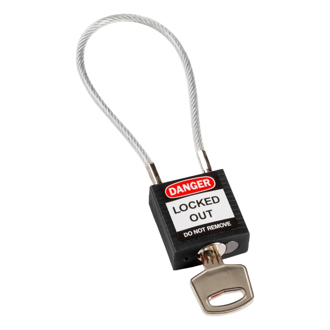 Brady 195934 Padlock, Black, 32mm x 16mm