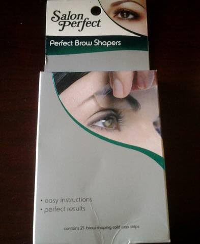 Salon Perfect Perfect Brow Shapers Cold Wax Strips 21/box (two pack)