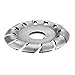 65mm Wood Shaping Disc Wood Carving Disc 16mm Bore 12 Teeth Extreme Shaping Disc for 100 Angle Grinder Woodworking Tool