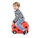 Trunki Ride-On Kids Suitcase | Tow-Along Toddler Luggage | Carry-On Cute Bag with Wheels | Kids Luggage and Airplane Travel Essentials: Harley Ladybug Red