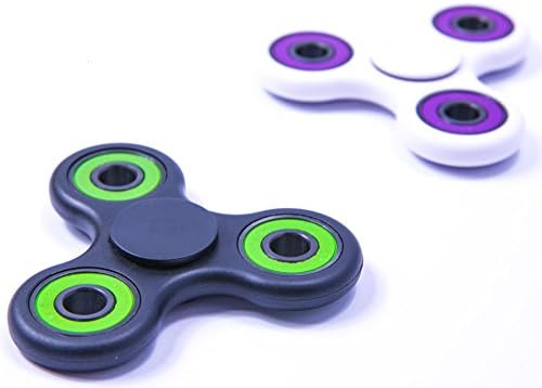 Fidget Spinner by Fidget Fix: Set of 2, Stress Reducer Focus Toy For ADD, ADHD, Anti-Anxiety, and Boredom. Hybrid Ceramic Bearings for Fast Spinning.