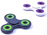 Fidget Spinner by Fidget Fix: Set of 2, Stress Reducer Focus Toy For ADD, ADHD, Anti-Anxiety, and Boredom. Hybrid Ceramic Bearings for Fast Spinning.
