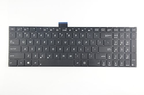Eathtek New Laptop Keyboard without frame For Asus X502 X502C X502CA series Black US Layout, Compatible with part# MP-12F53US-5282W 0KNB0-6109US0014123000277(Note:The part# may be different)