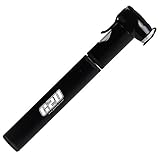 Bike Pump With Gauge by Geared2U - Lightweight Portable and Compact - Aluminum Alloy Bicycle Hand Pump With Pressure Gauge